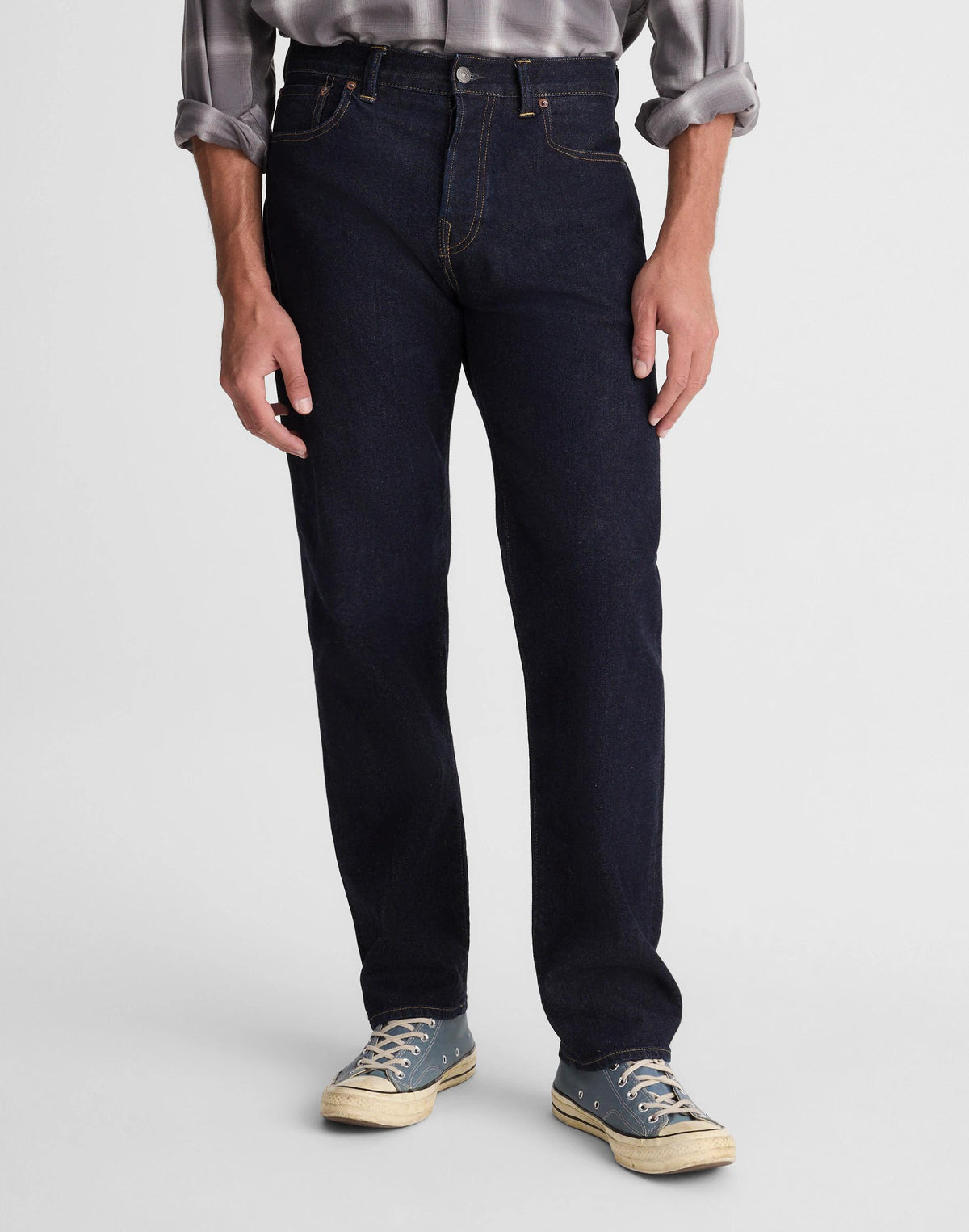 The 1991 Straight-Leg Jean in Artisan Comfort Selvedge Rinse | Madewell New