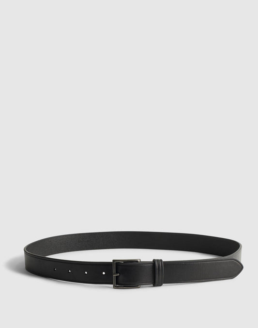 Modern Garrison Leather Belt True Black | Madewell Latest