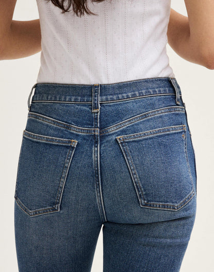 The Pencil Jean in Super Stretch Denim Concho Wash | Madewell Smart Buy