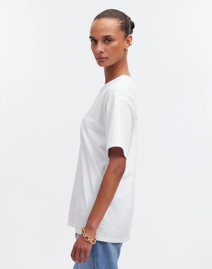 Cotton Relaxed Oversized Tee Eyelet White | Madewell Hot Sale