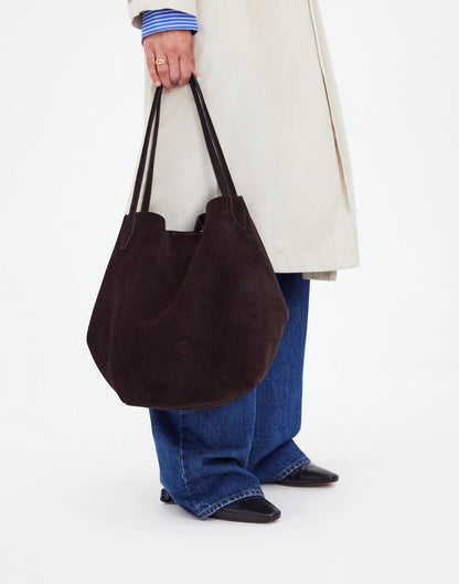 The Shopper Tote Dark Carob | Madewell Classic