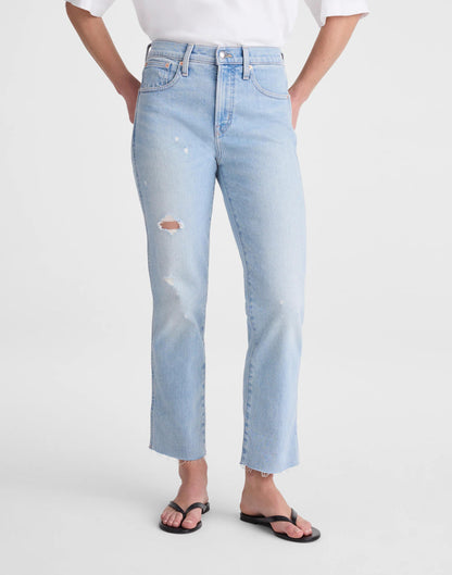 The Tall Longline Straight Crop Jean in Foster Wash Foster Wash | Madewell Best Price